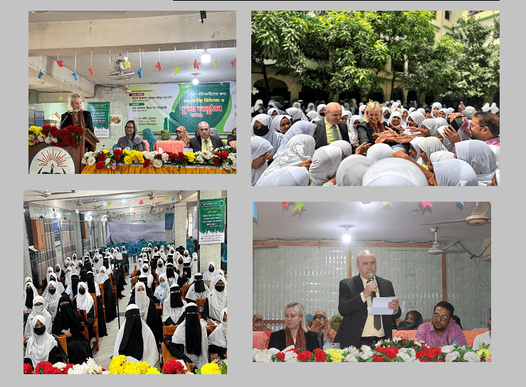 Algerian Ambassador visit to Tamirul Millat Mohila Kamil Madrasah, Demra, Dhaka