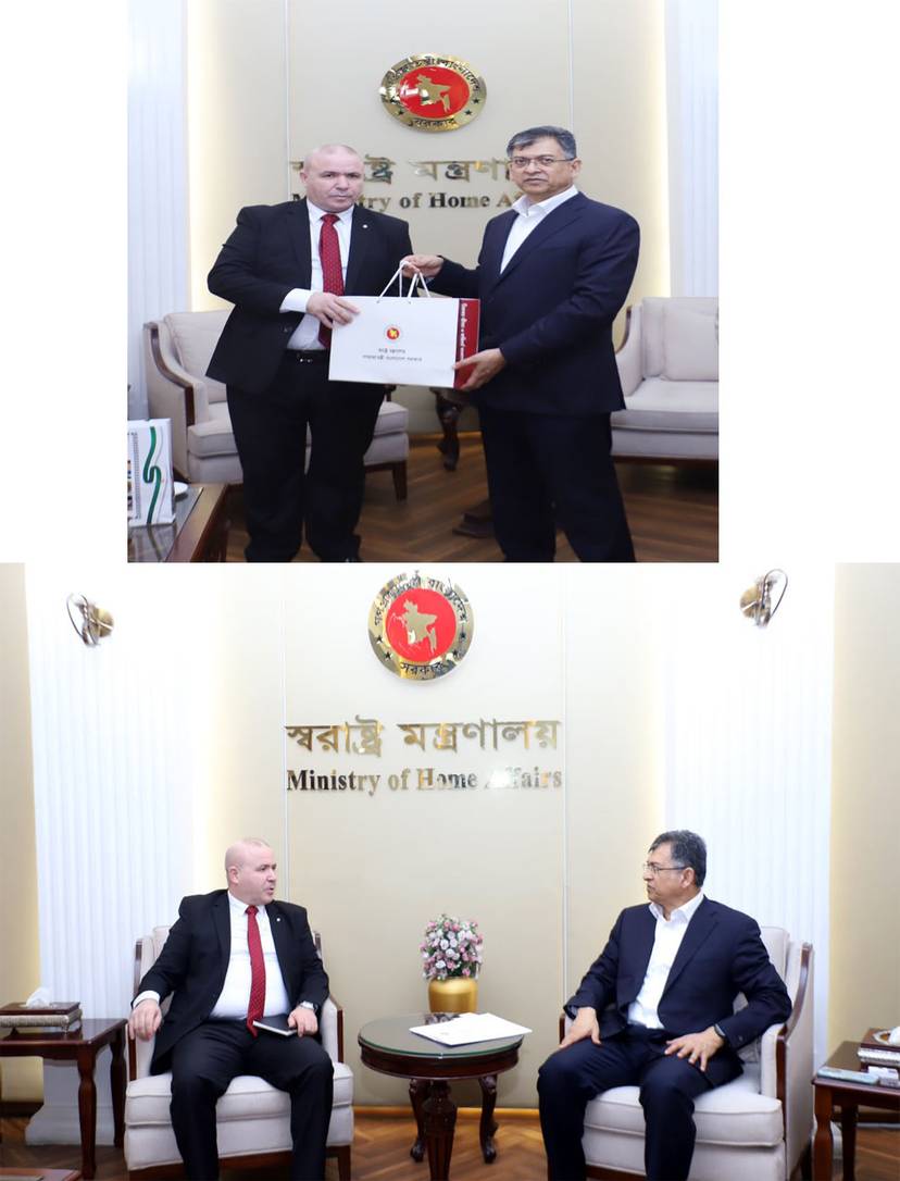 Algerian Ambassador Meets Bangladesh Home Minister