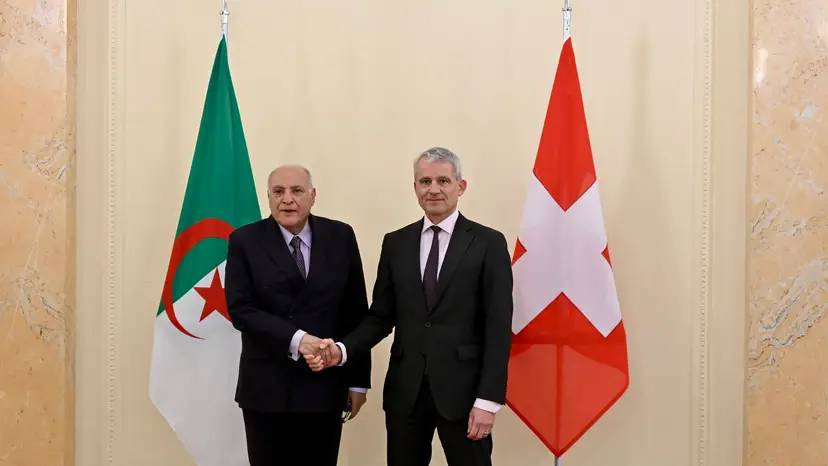 السيد عطاف يجري محادثات مع المستشار الفيدرالي ، رئيس الدائرة الفيدرالية للعدل والشرطة