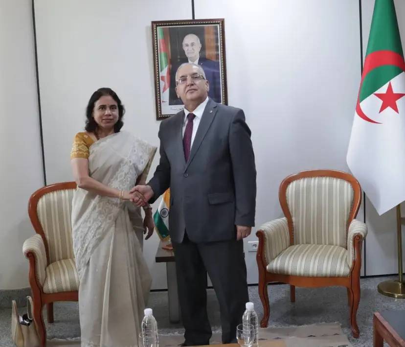 السيّد مقرمان يستقبل سفيرة جمهورية الهند بالجزائر